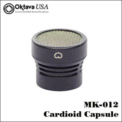 Black MK-012 Cardioid Capsule
